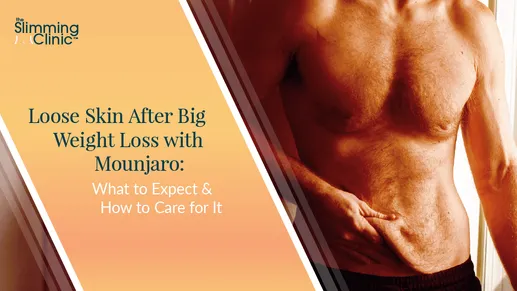 Loose skin after weight loss with Mounjaro – stomach example