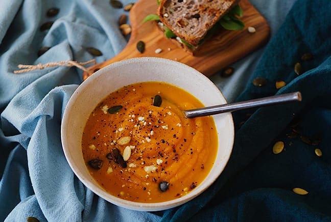 Healthy Pumpkin and Ginger Soup Recipe