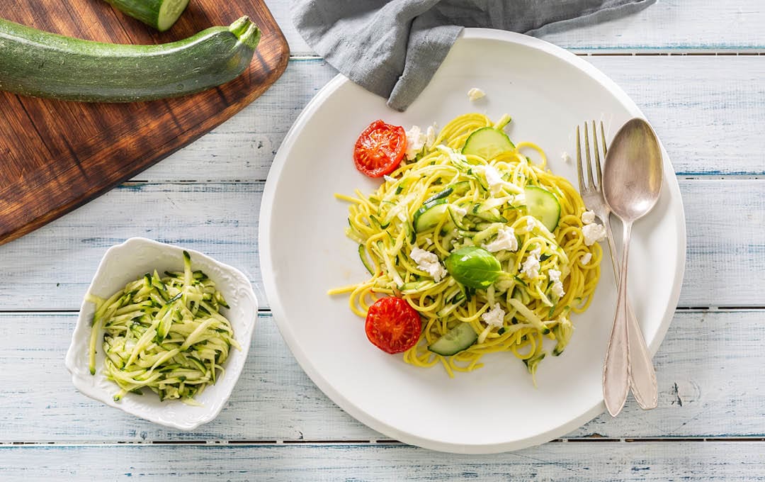 Pesto pasta salad