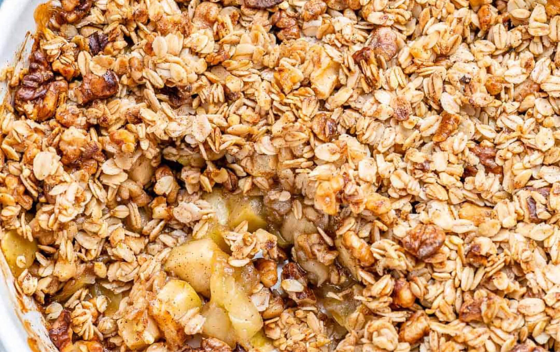 July Diet Plan Week 2 – Recipe 11 Apple Crumble