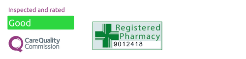 CQC rated and UK registered pharmacy