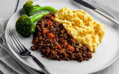 healthy vegetarian shepherds pie