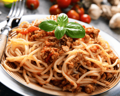 healthy spaghetti bolognese recipe